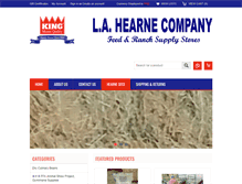 Tablet Screenshot of hearnestore.com